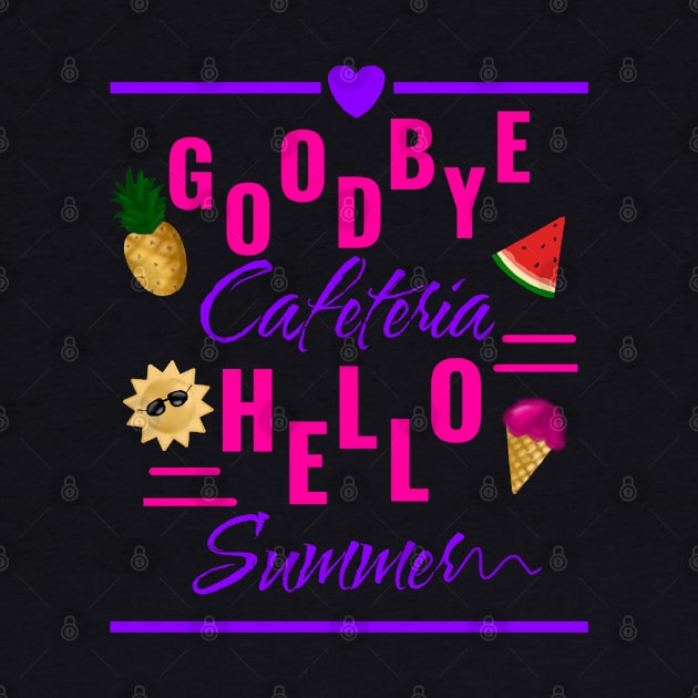 goodbye school cafeteria hello summer by Saishaadesigns